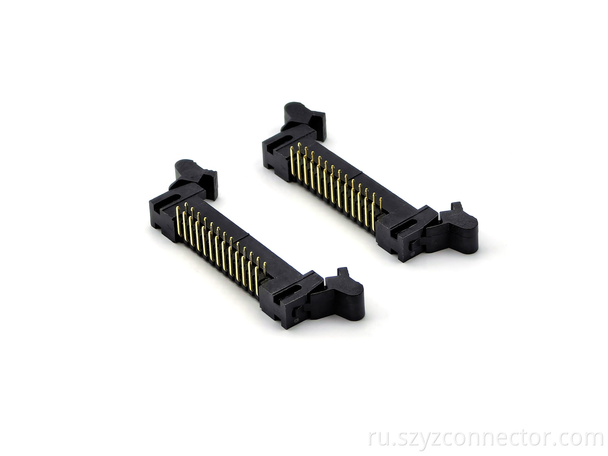 2.0mm Pitch Ejector Header Connector Right Angle 2*13P